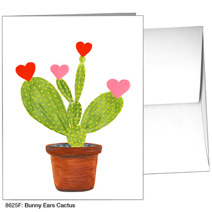 Bunny Ears Cactus, Greeting Card (8625F), A2, printedcanvas.com