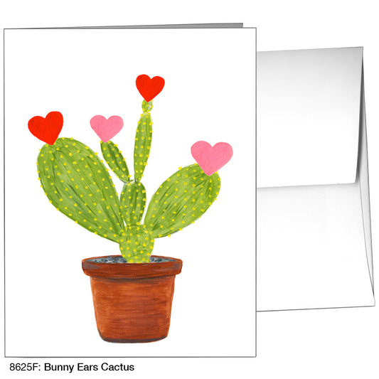 Bunny Ears Cactus, Greeting Card (8625F), A2, printedcanvas.com