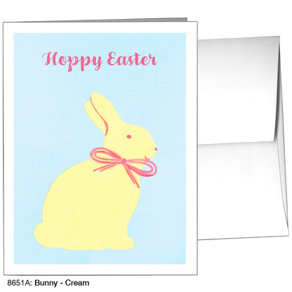 Bunny - Cream, Greeting Card (8651A), A2, printedcanvas.com