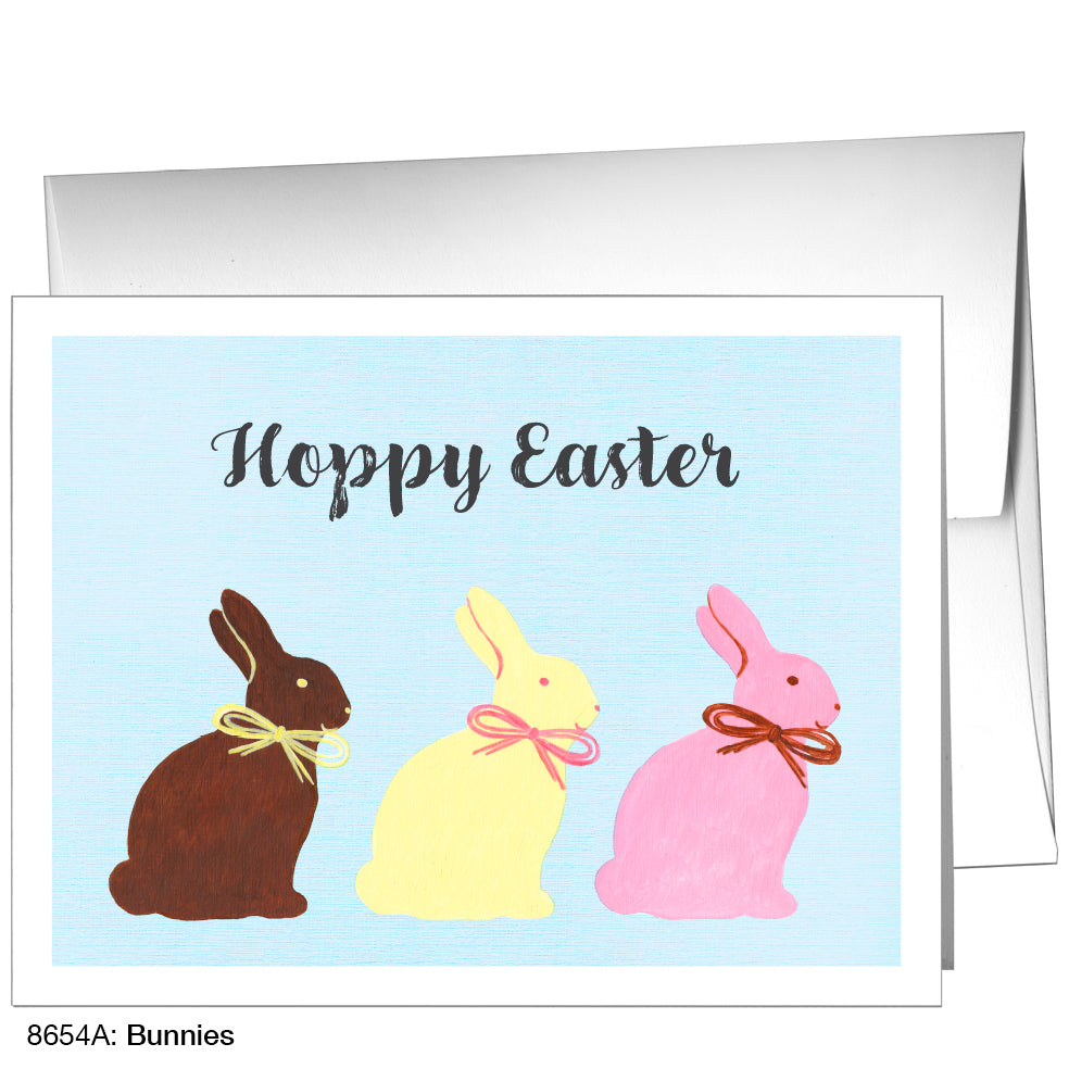 Bunnies, Greeting Card (8654A), A2, printedcanvas.com