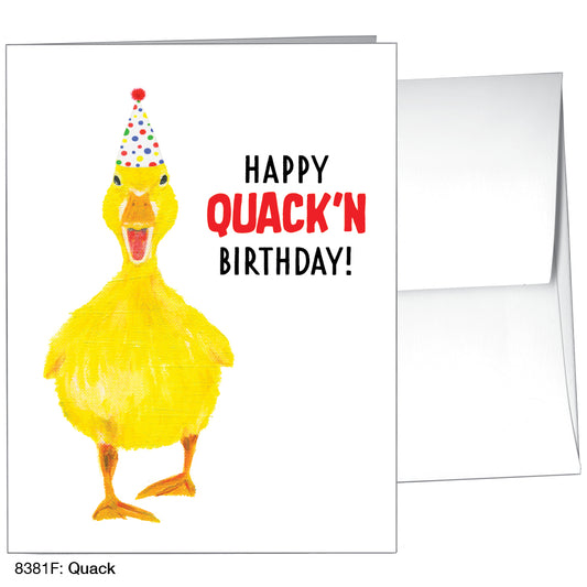 Quack, Greeting Card (8381F), A2 Card, www.printedcanvas.com