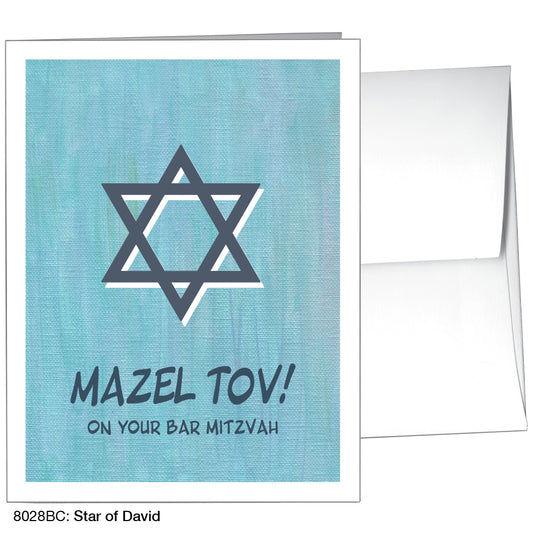Star of David, Greeting Card (8028BC), A2, printedcanvas.com