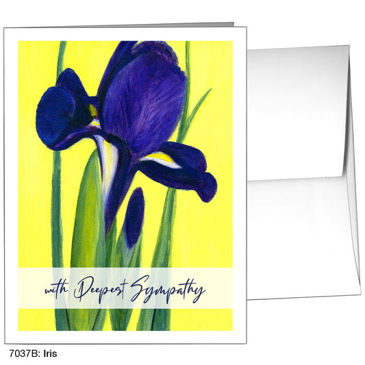 Iris, Greeting Card (7037B), A2, printedcanvas.com