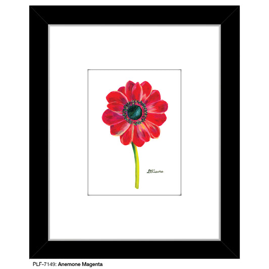 Anemone Magenta, Print (#7149) - Printed Canvas