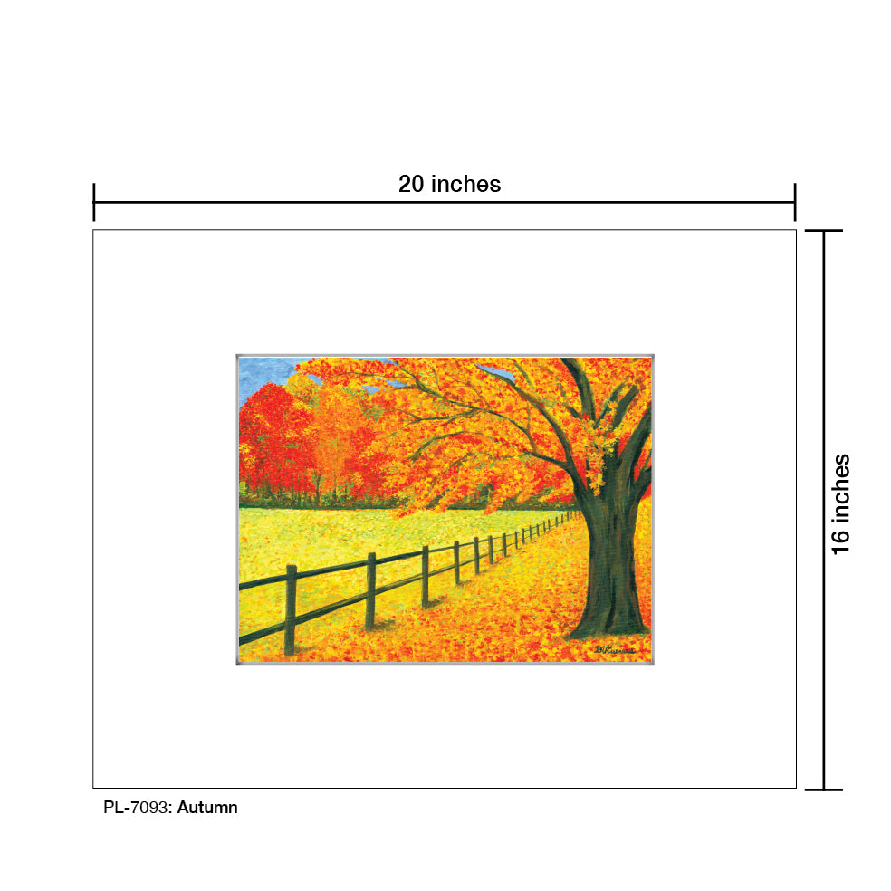Autumn, Print (#7093) - Printed Canvas
