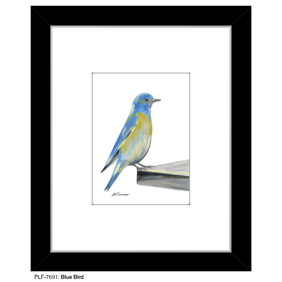 Blue Bird, Print (#7691) - Printed Canvas