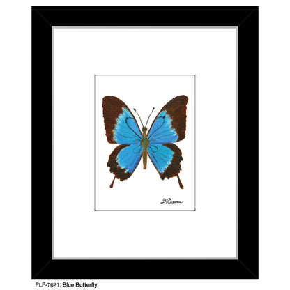 Blue Butterfly, Print (#7621) - Printed Canvas