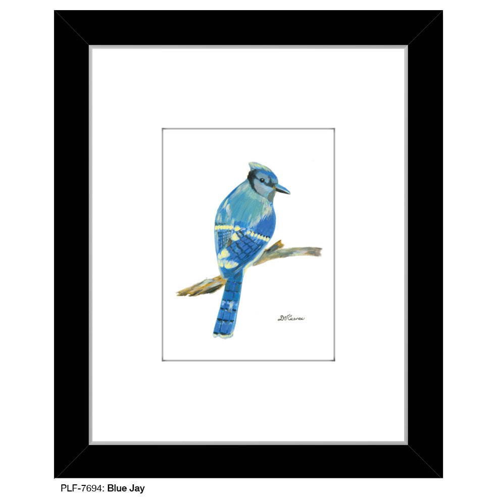 Blue Jay, Print (#7694) - Printed Canvas