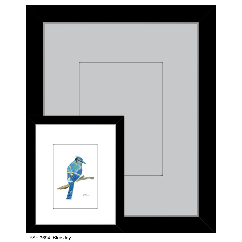 Blue Jay, Print (#7694) - Printed Canvas