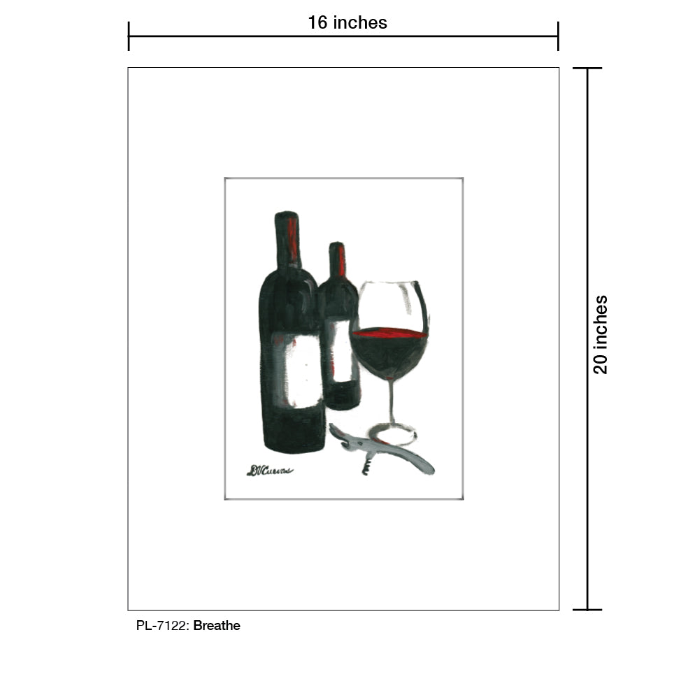 Breathe, Print (#7122) - Printed Canvas