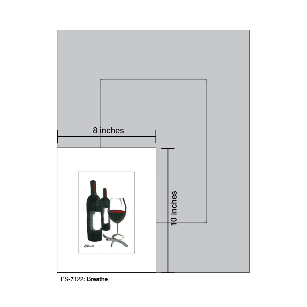Breathe, Print (#7122) - Printed Canvas