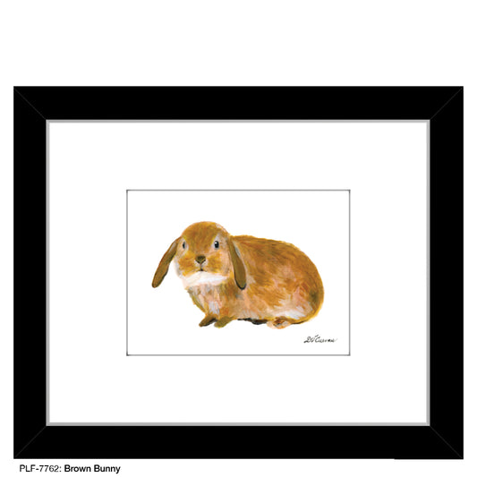 Brown Bunny, Print (#7762) - Printed Canvas