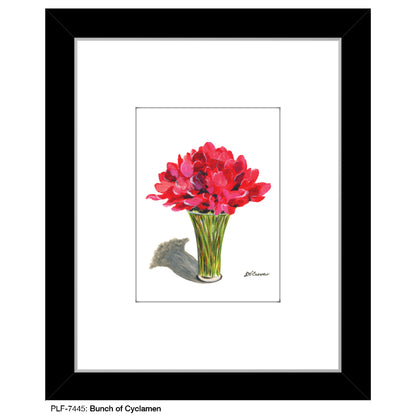 Bunch of Cyclamen, Print (#7445) - Printed Canvas