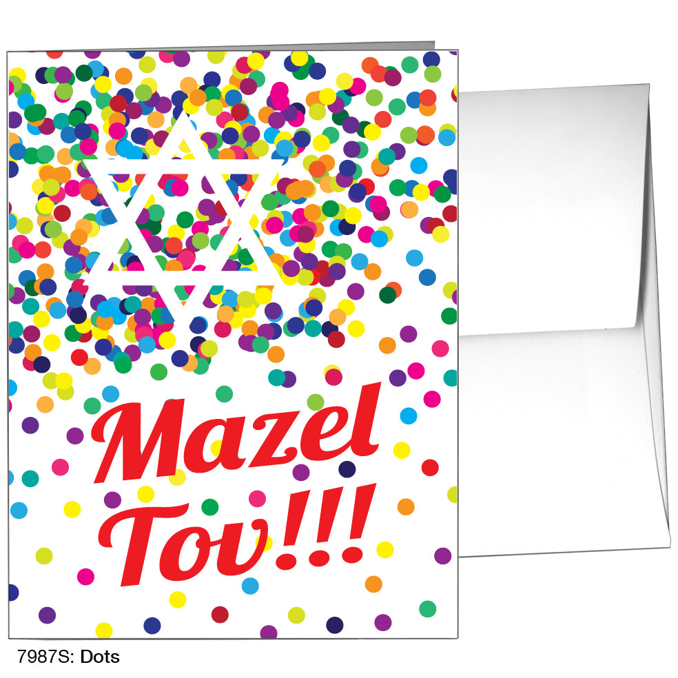 Dots, Greeting Card (7987S), A2 Card, www.printedcanvas.com
