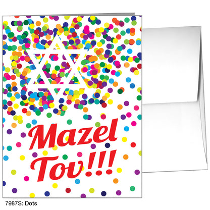 Dots, Greeting Card (7987S), A2 Card, www.printedcanvas.com