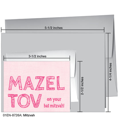 Mitzvah, Greeting Card (8726A), Enclosure, printedcanvas.com
