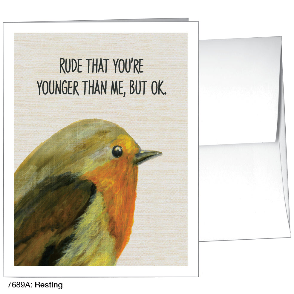 Resting, Greeting Card (7689A), A2 Card Front, www.printedcanvas.com