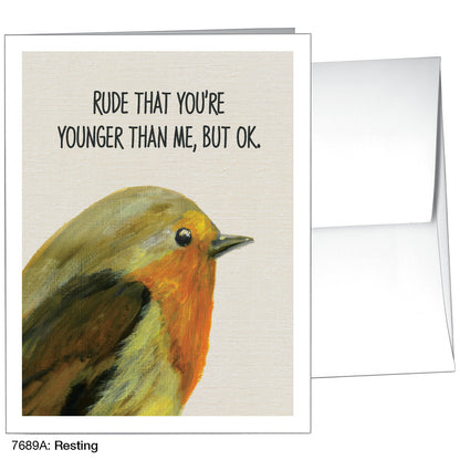 Resting, Greeting Card (7689A), A2 Card Front, www.printedcanvas.com