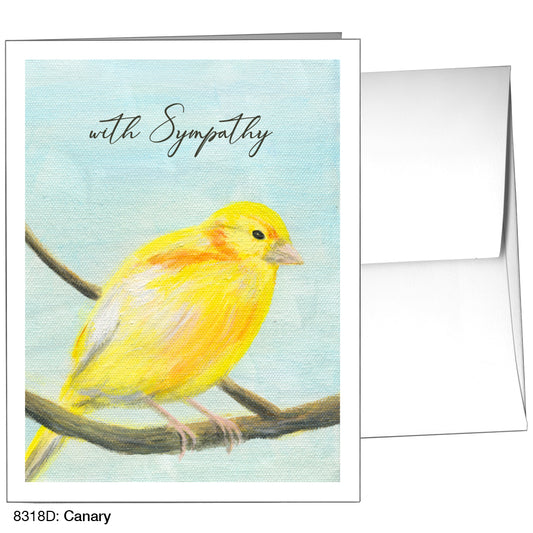 Canary, Greeting Card (8318D), A2, printedcanvas.com