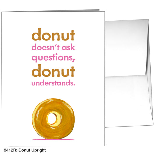 Donut Upright, Greeting Card (8412R), A2, printedcanvas.com