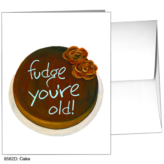 Cake, Greeting Card (8582D), A2 Card Front, www.printedcanvas.com