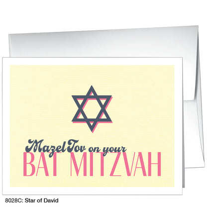 Star of David, Greeting Card (8028C), A2, printedcanvas.com