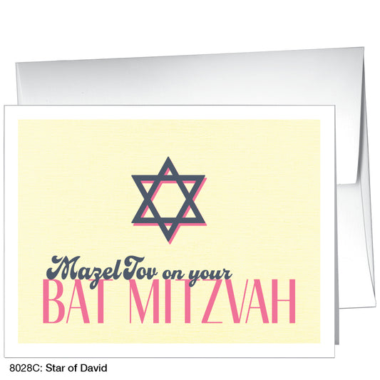 Star of David, Greeting Card (8028C), A2, printedcanvas.com