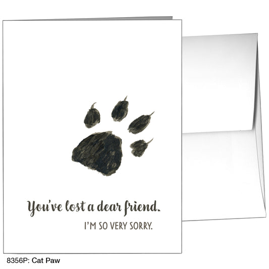 Cat Paw, Greeting Card (8356P), A2, printedcanvas.com