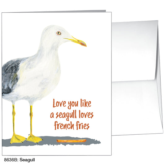 Seagull, Greeting Card (8636B), A2, printedcanvas.com