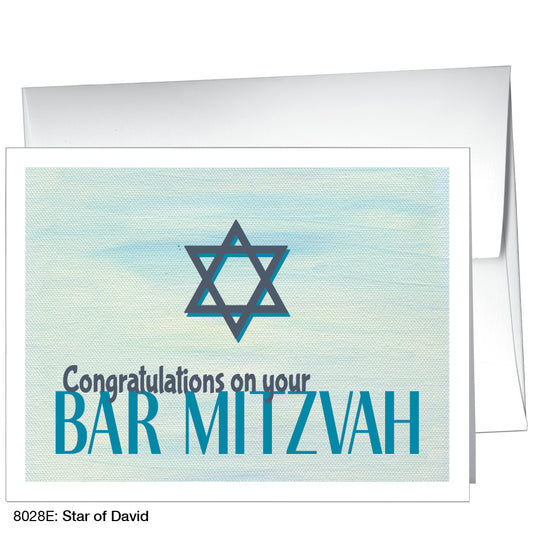 Star of David, Greeting Card (8028E), A2, printedcanvas.com