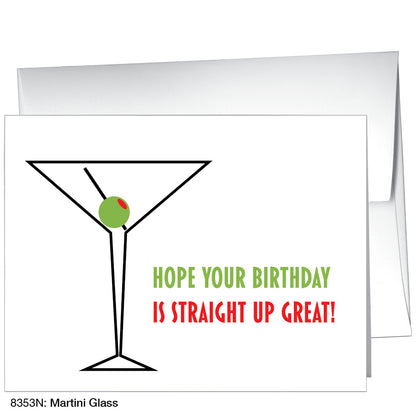 Martini Glass, Greeting Card (8353N), A2, printedcanvas.com