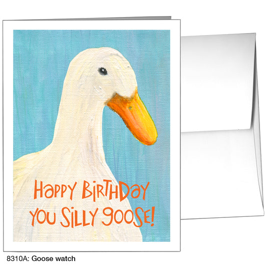 Goose Watch, Greeting Card (8310A), A2 Card, www.printedcanvas.com