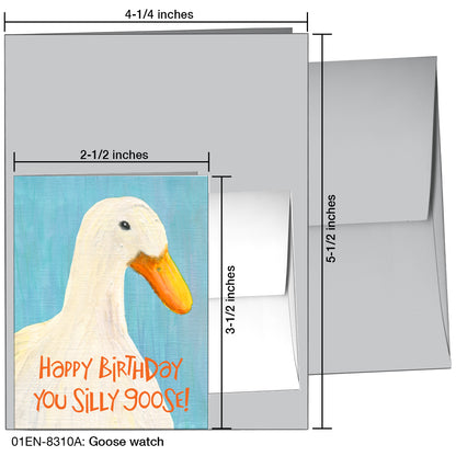 Goose Watch, Greeting Card (8310A), Enclosure Card, printedcanvas.com