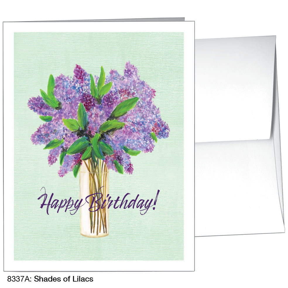 Shades of Lilacs, Greeting Card (8337A), A2 Card, printedcanvas.com