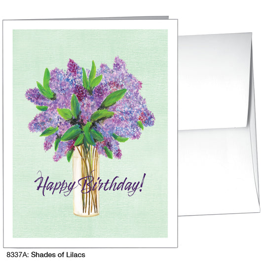 Shades of Lilacs, Greeting Card (8337A), A2 Card, www.printedcanvas.com
