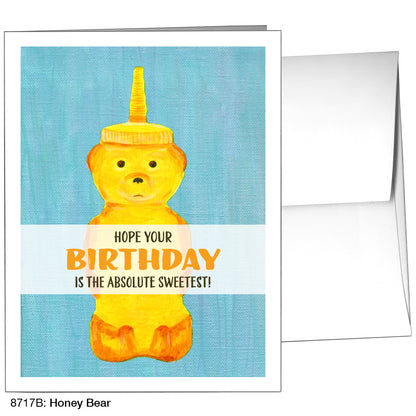 Honey Bear, Greeting Card (8717B), A2 Card, www.printedcanvas.com