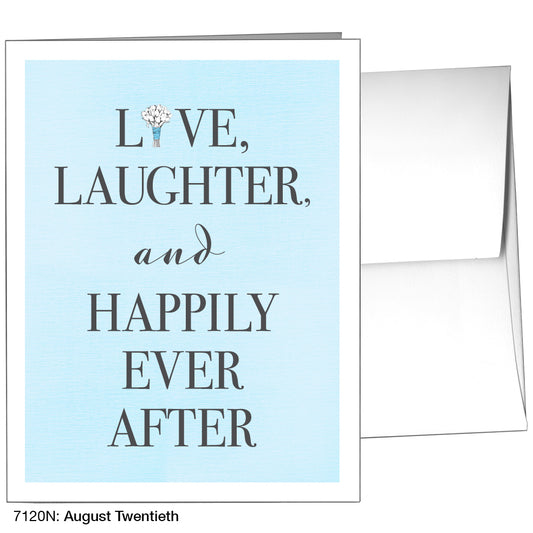 August Twentieth, Greeting Card (7120N), A2, printedcanvas.com