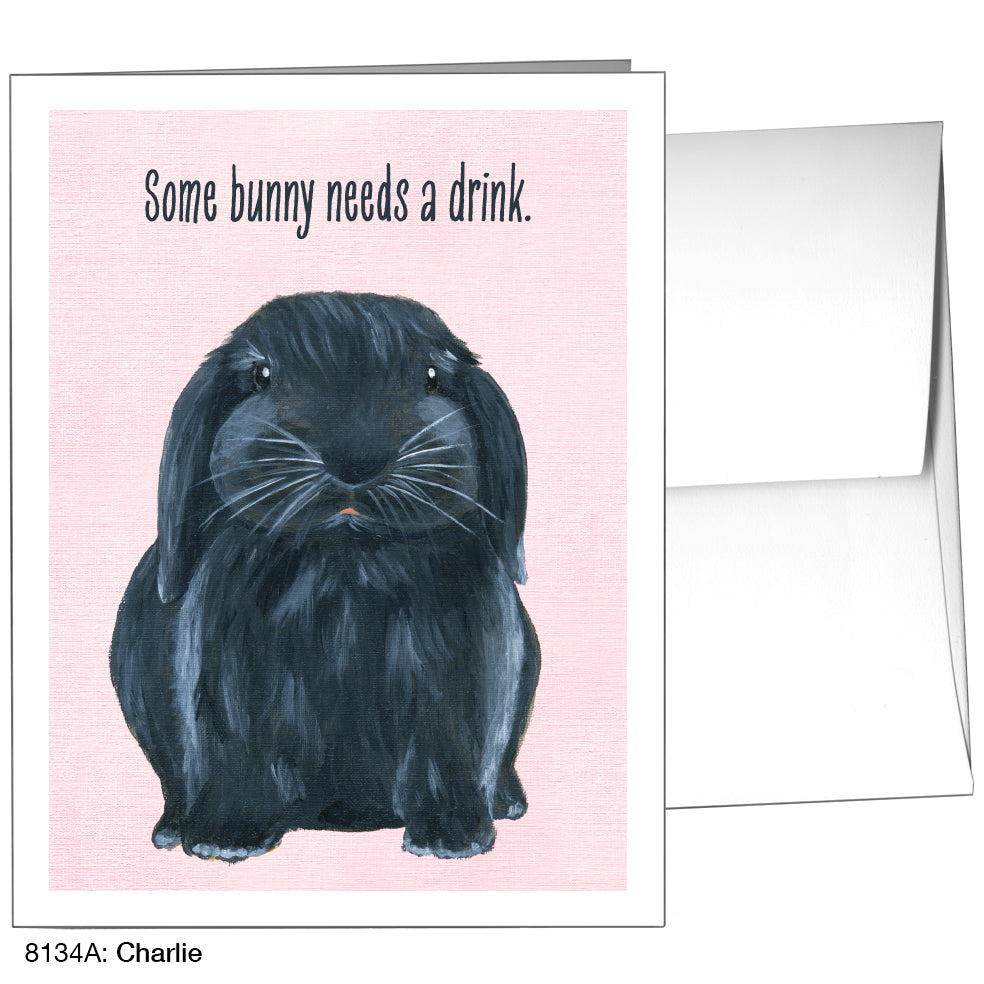 Charlie, Greeting Card (8134A), A2 Card, www.printedcanvas.com