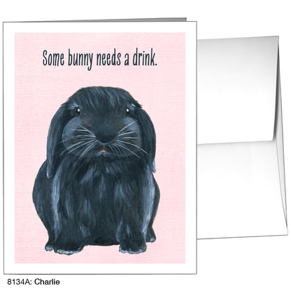 Charlie, Greeting Card (8134A), A2 Card, www.printedcanvas.com