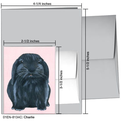 Charlie, Greeting Card (8134C), Enclosure Card, www.printedcanvas.com