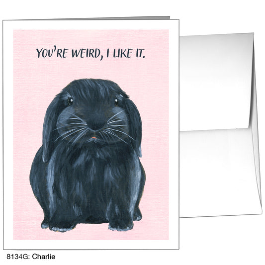 Charlie, Greeting Card (8134G), A2, printedcanvas.com