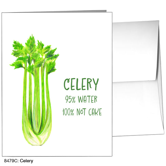 Celery, Greeting Card (8479C), A2, printedcanvas.com