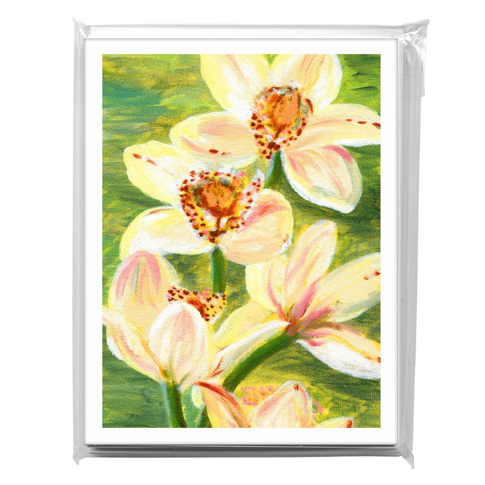 Bethlehem Ridgeway Orchid, Greeting Card (7121C), A2 Card 8-Pack, www.printedcanvas.com