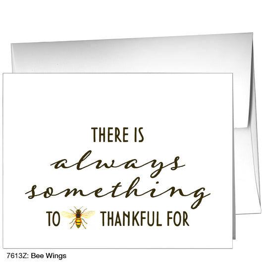 Bee Wings, Greeting Card (7613Z), A2, printedcanvas.com