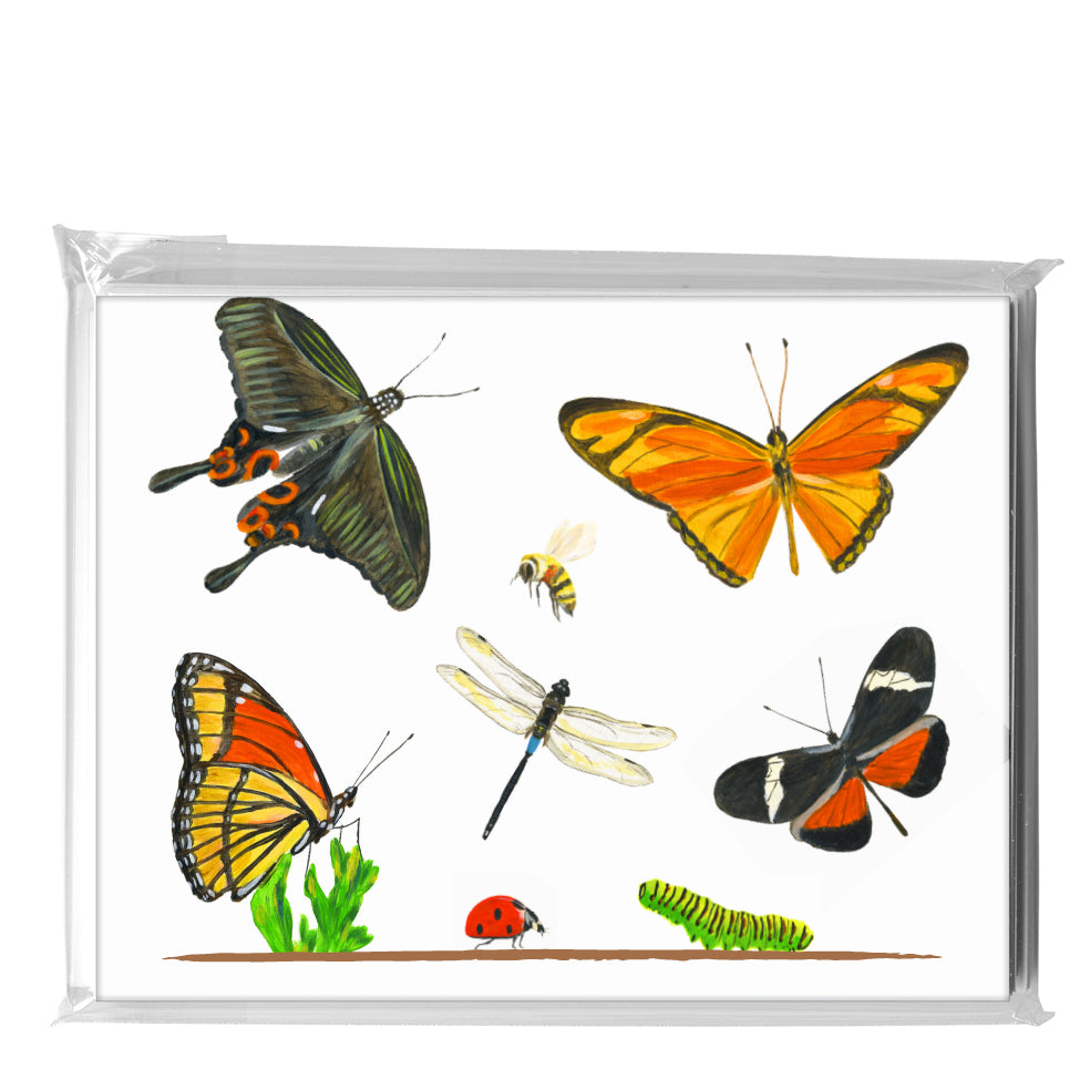 Bugs, Greeting Card (8027), A2 8-Pack, printedcanvas.com