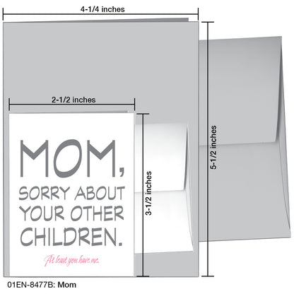 Mom, Greeting Card (8477B), Enclosure, printedcanvas.com