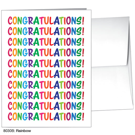 Rainbow, Greeting Card (8030B), A2 Card, printedcanvas.com