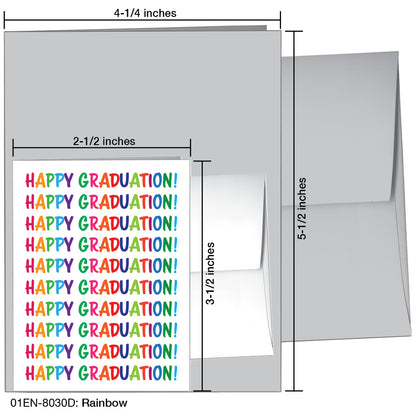 Rainbow, Greeting Card (8030D), Enclosure, printedcanvas.com