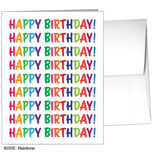 Rainbow, Greeting Card (8030E), A2, printedcanvas.com
