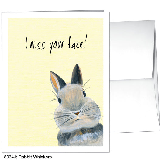 Rabbit Whiskers, Greeting Card (8034J), A2, printedcanvas.com